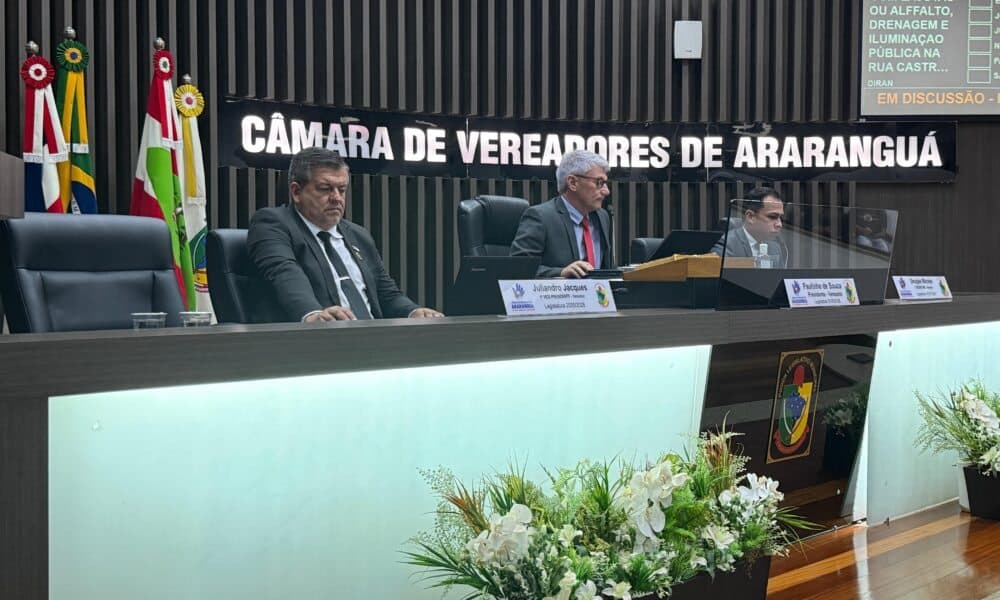 Câmara de Araranguá inicia março com debate sobre segurança, obras e melhorias para bairros