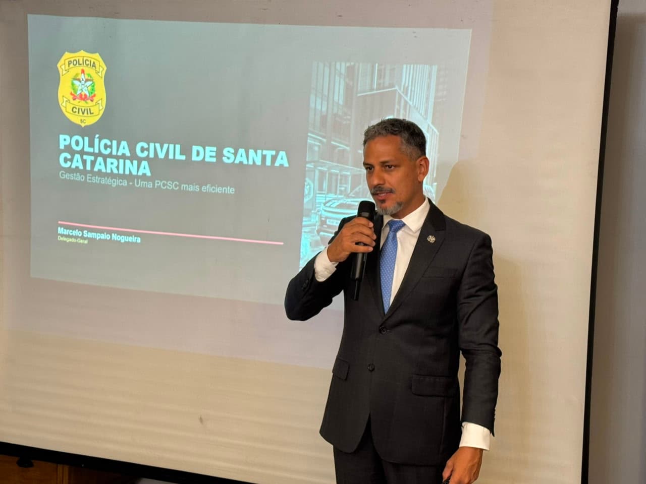 Delegado-geral da Polícia Civil de SC apresenta resultados da instituição durante jantar-palestra promovido pela ACIC - Aliança News