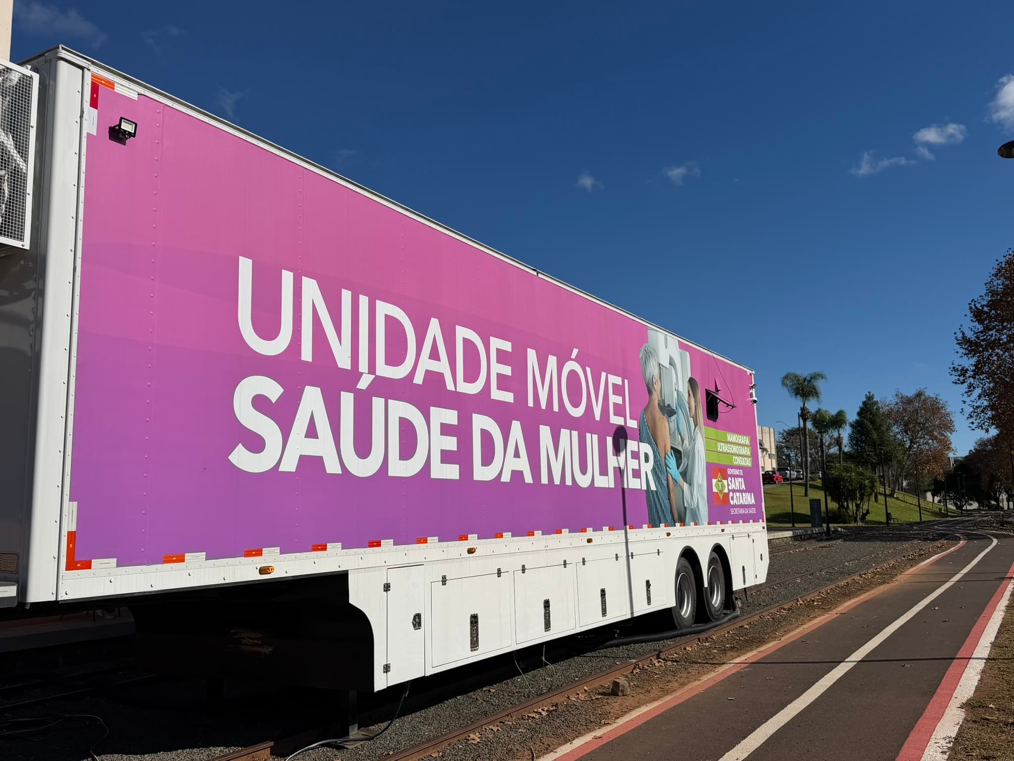 Tubarão recebe unidade móvel para mais de 2,5 mil exames de mama gratuitos