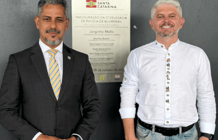 Polícia Civil inaugura nova sede da 3ª Delegacia de Polícia de Blumenau e amplia o atendimento na região oeste do município.