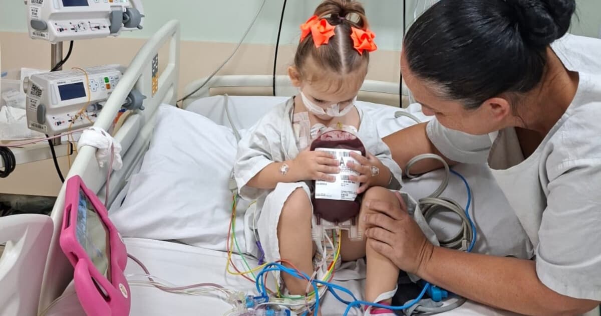 Menina de Brusque com doença rara passa por transplante de medula e inicia nova etapa de tratamento - O Município