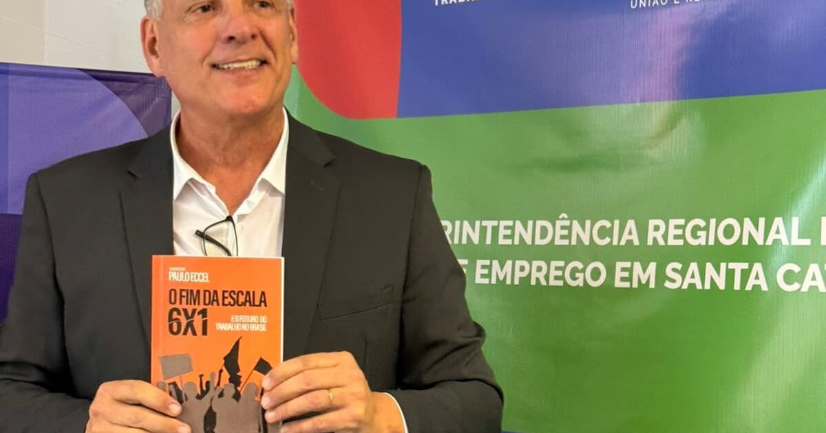 Ex-prefeito de Brusque lança livro sobre fim da escala 6x1 - O Município