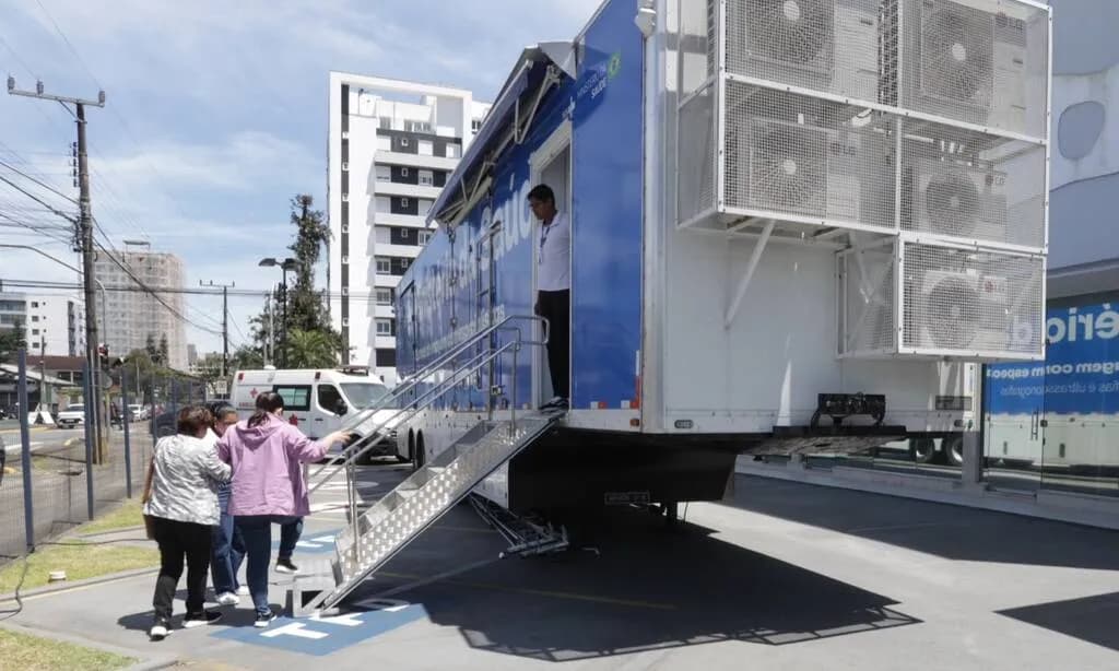 Joinville recebe carreta para exames de tomografia e ultrassom - Chuville Notícias