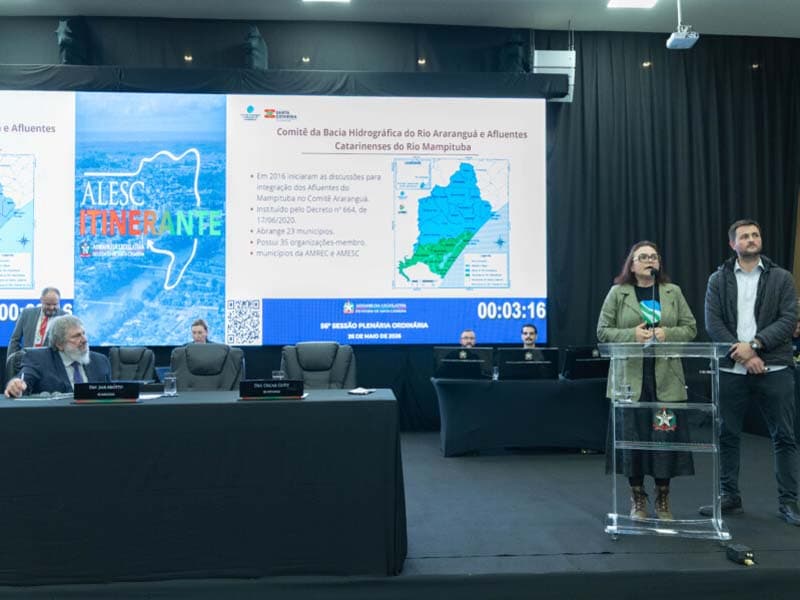 Alesc Itinerante abre espaços para lideranças e entidades do Sul catarinense