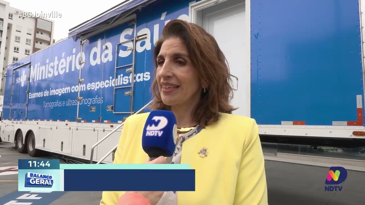 Carreta da Saúde inicia exames para reduzir filas de espera em Joinville