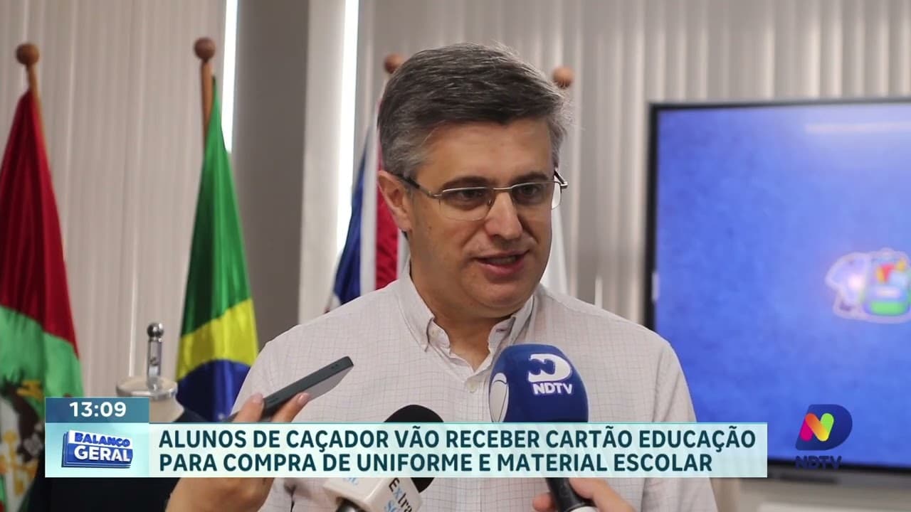 Entrega dos Cartões Educação movimenta economia em Caçador