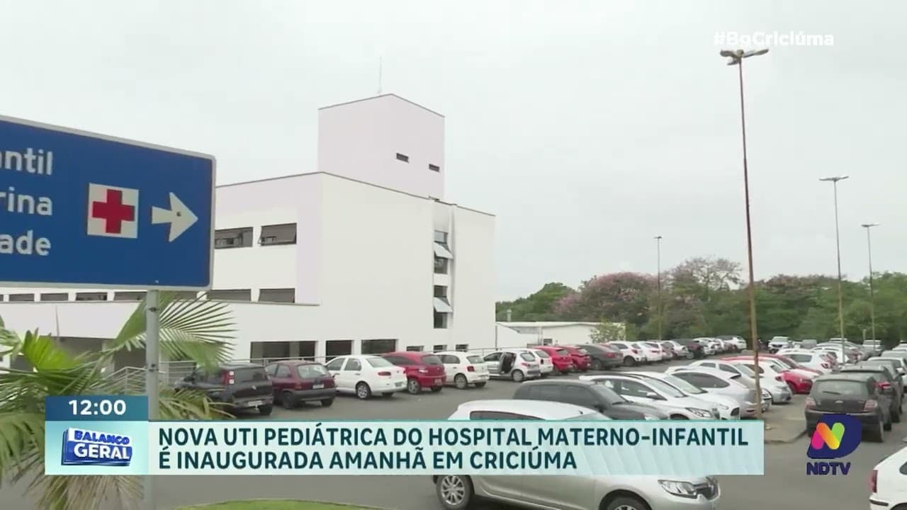 Nova UTI pediátrica é inaugurada em Criciúma nesta semana