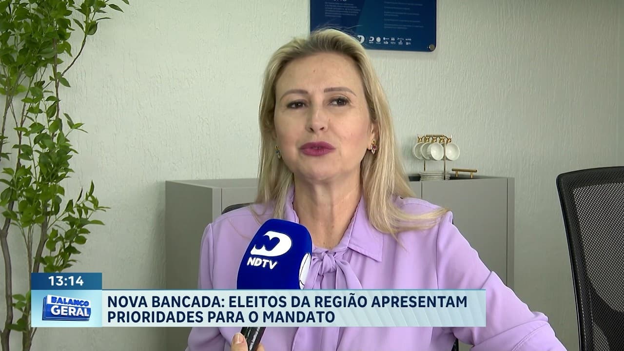 Nova bancada política apresenta planos para representar a região