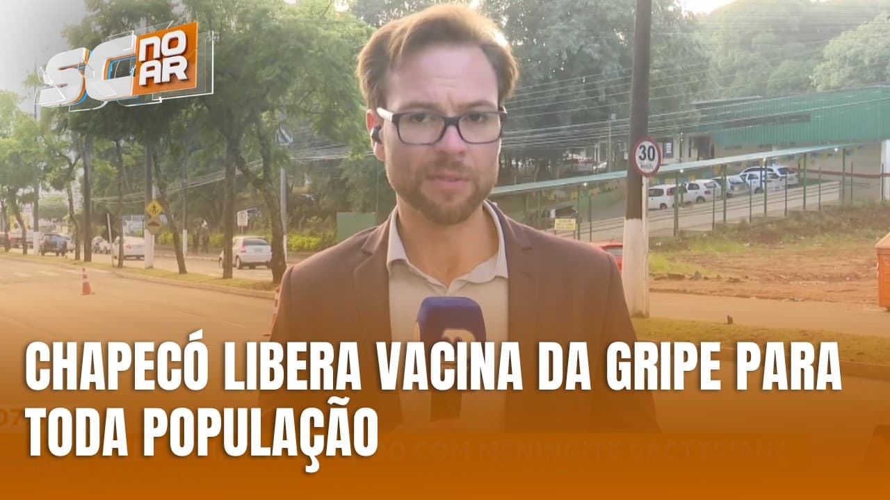 Chapecó amplia vacinação contra gripe para toda a população