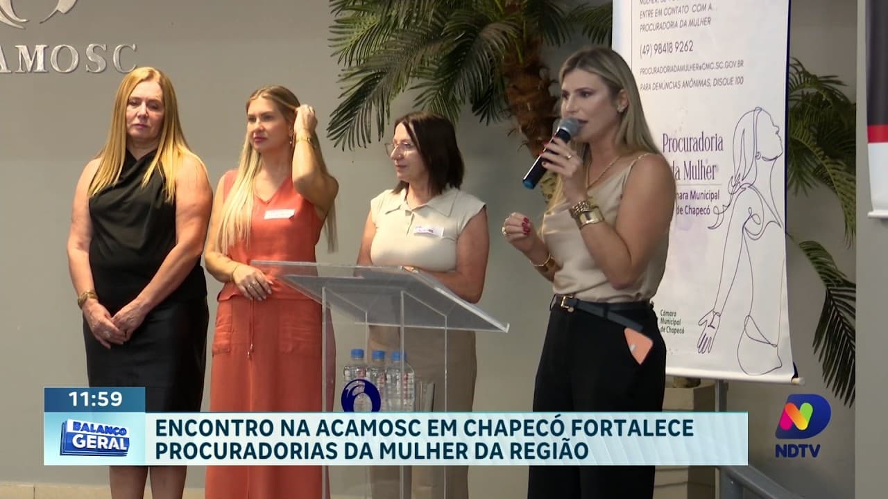Encontro regional em Chapecó reforça atuação feminina na política
