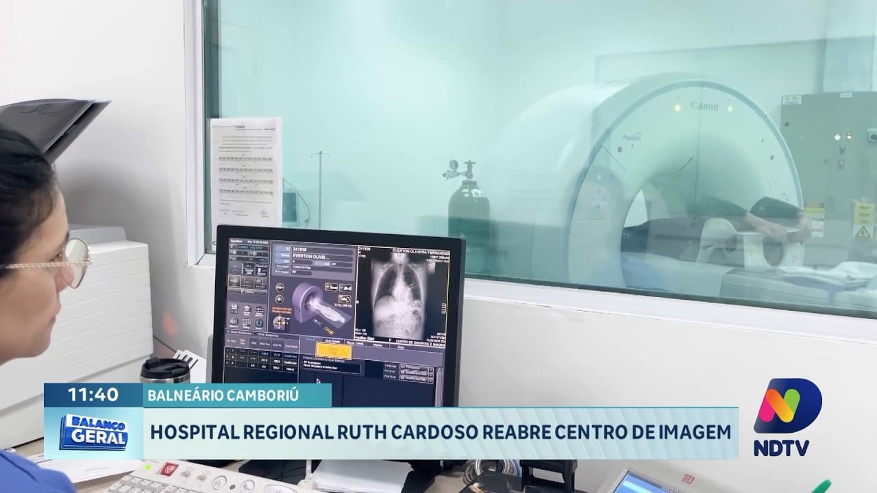 Hospital Ruth Cardoso reabre centro de imagem em Balneário Camboriú