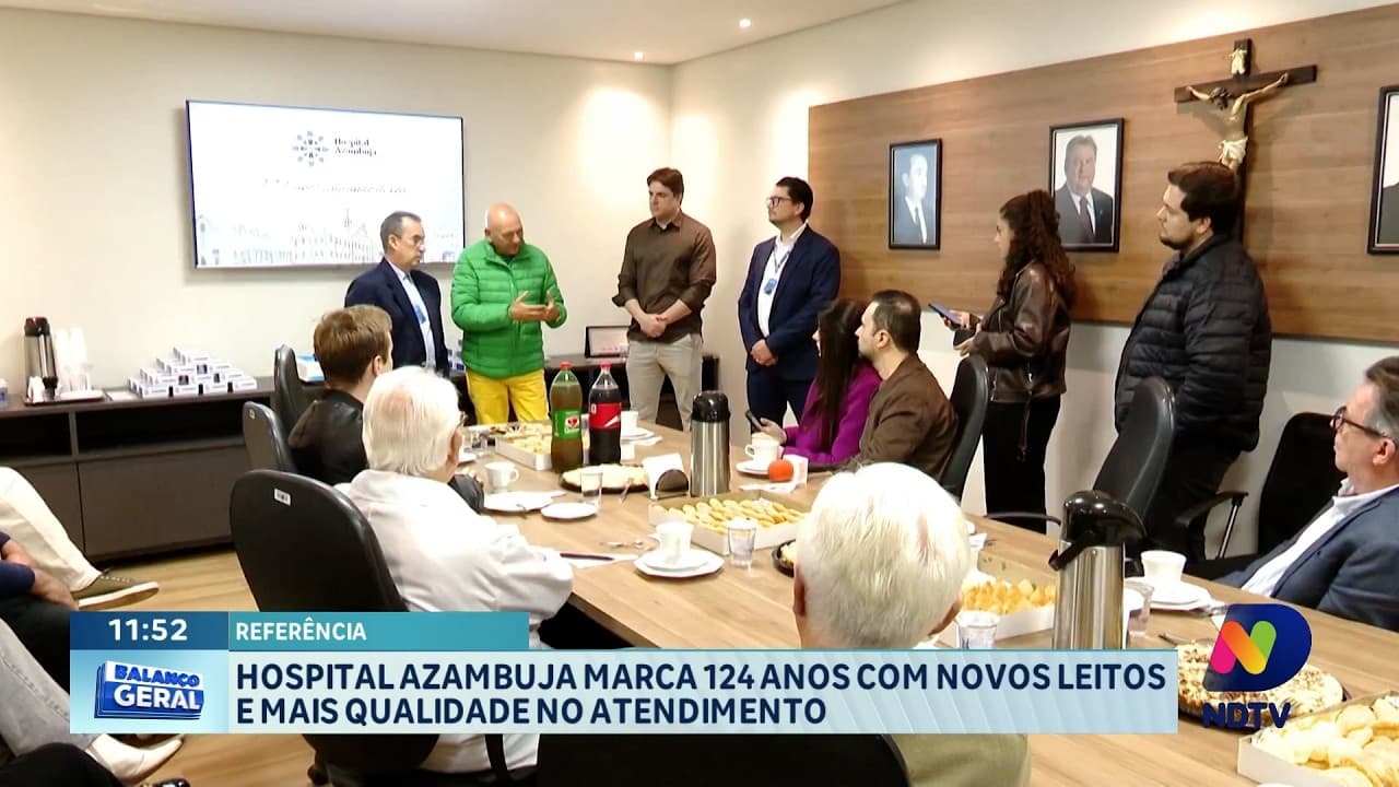 Hospital Azambuja celebra 124 anos com novos leitos em Brusque