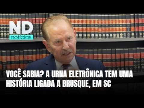 Urna eletrônica tem história ligada a Brusque e mudou o voto no Brasil