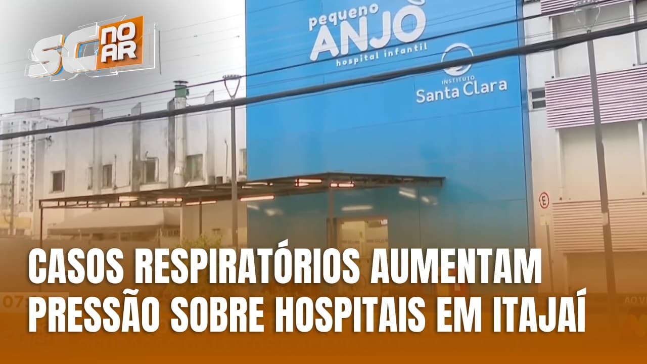 Casos respiratórios elevam ocupação de UTIs em Itajaí