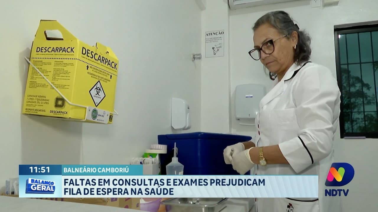 Balneário Camboriú enfrenta filas por faltas em consultas e exames