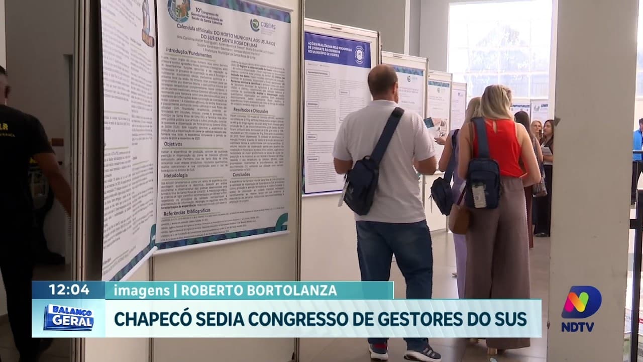 Evento em Chapecó reúne gestores da saúde de todo o estado