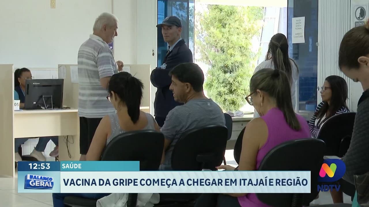Itajaí recebe primeiras doses da vacina da gripe nesta semana