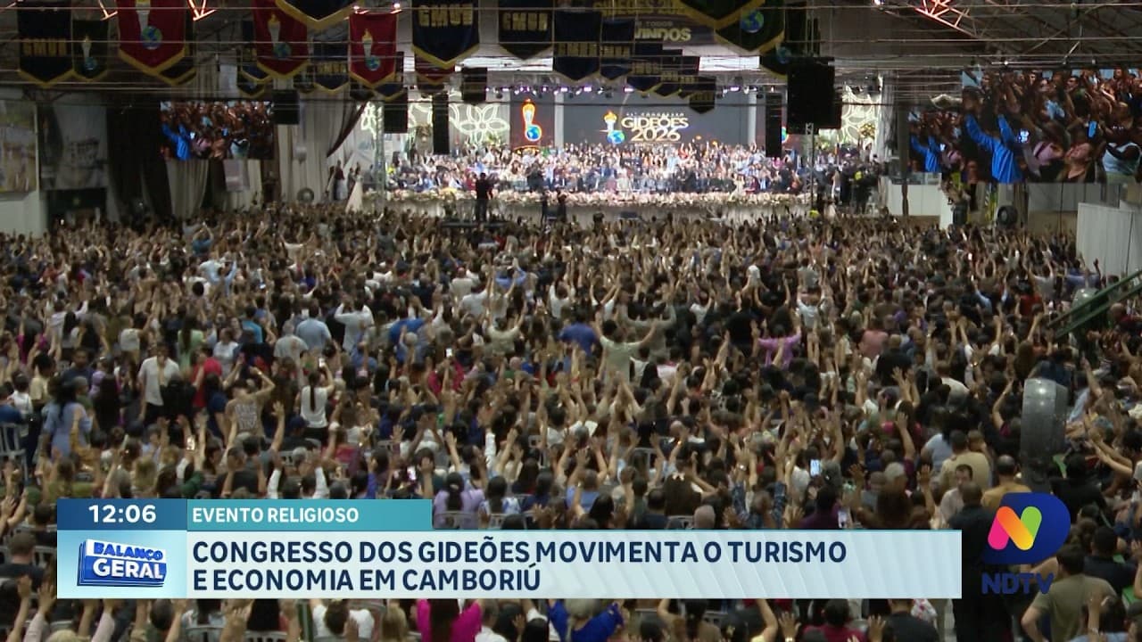 Congresso dos Gideões impulsiona turismo em Camboriú