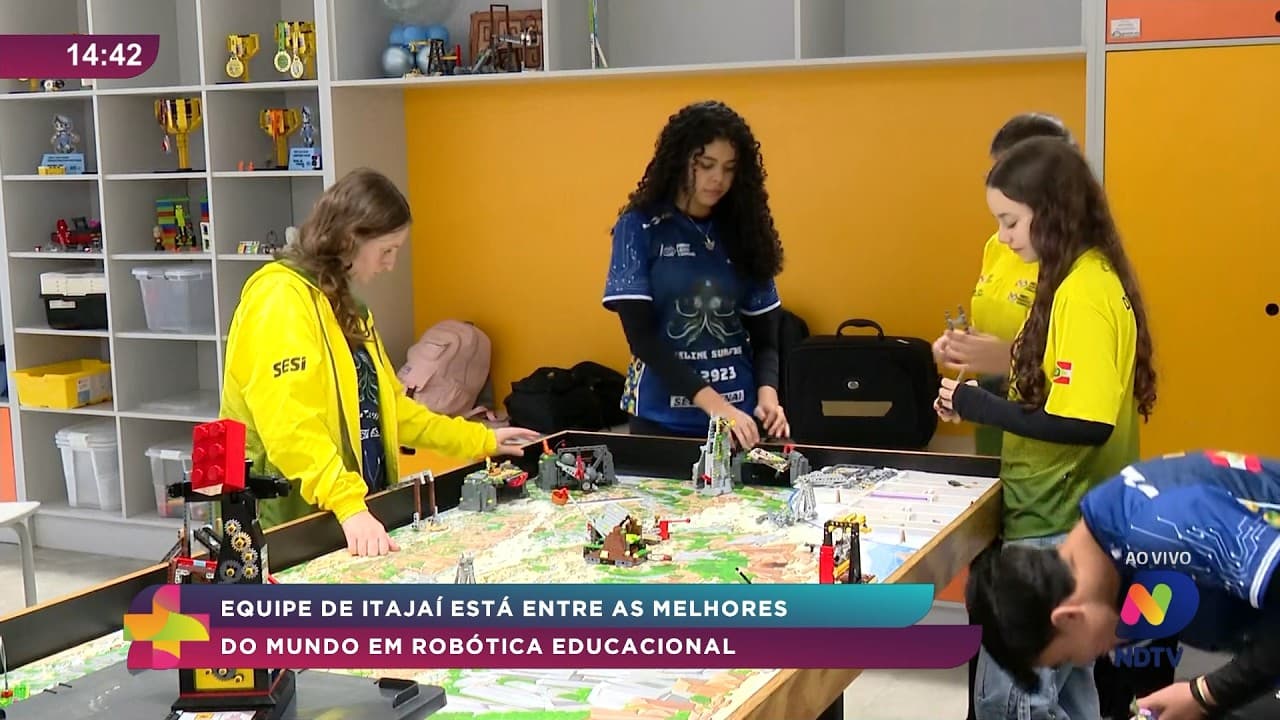 Colégio Sesi de Itajaí se destaca em mundial de robótica educacional