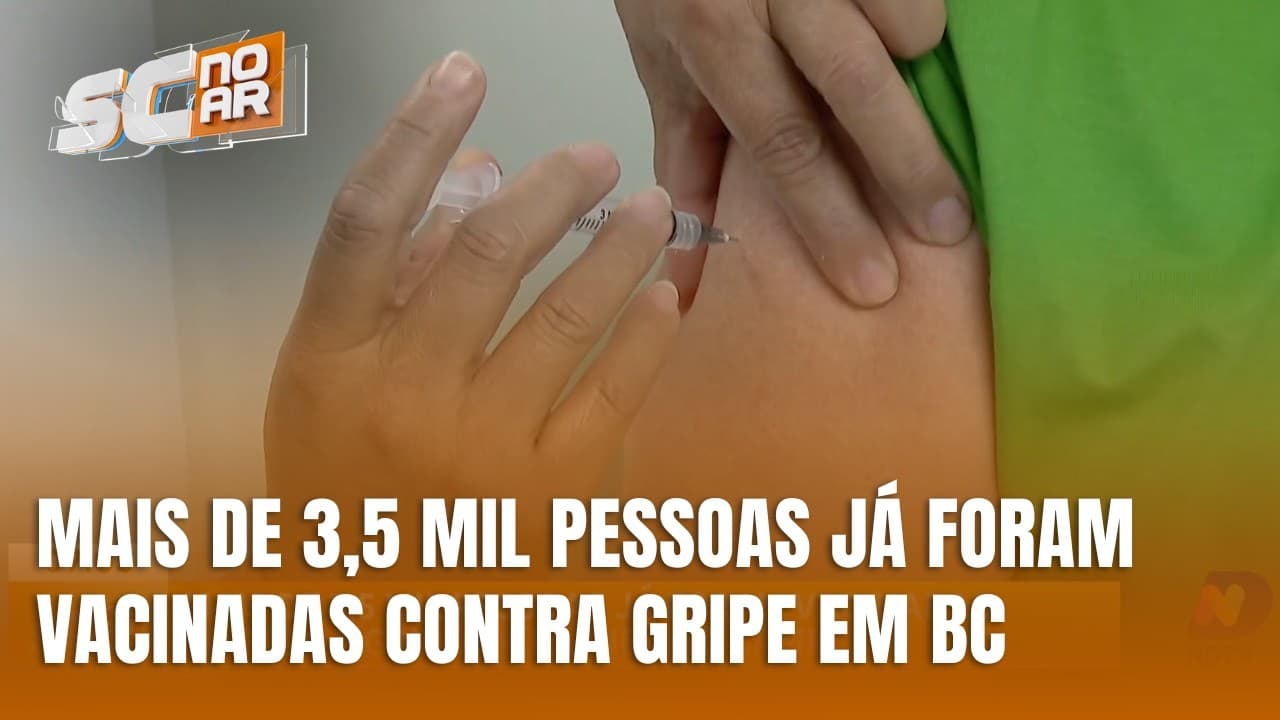 Balneário Camboriú aplica mais de 3,5 mil doses contra gripe
