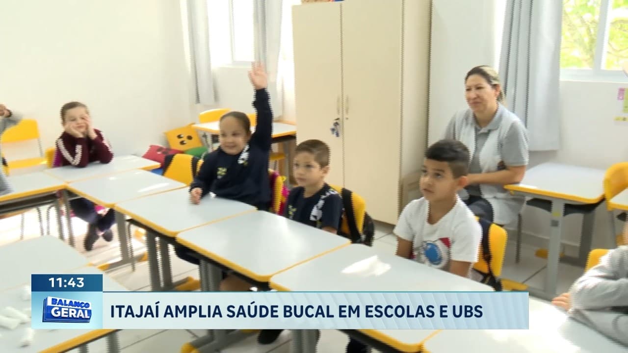 Saúde bucal: Itajaí reforça atendimento em escolas e unidades de saúde
