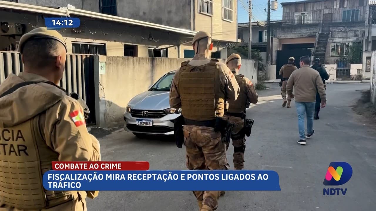 Fiscalização intensifica combate ao tráfico e receptação em Itajaí