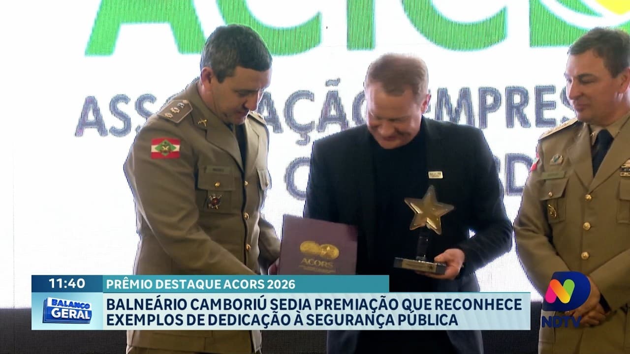 Balneário Camboriú homenageia referências da segurança pública