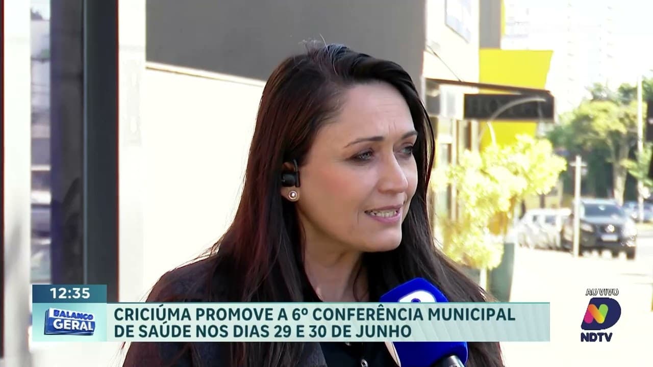 Criciúma realiza conferência municipal para discutir a saúde