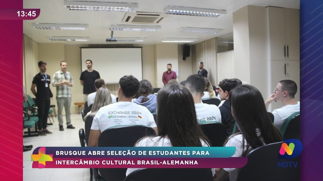 Brusque abre seleção para intercâmbio cultural Brasil-Alemanha