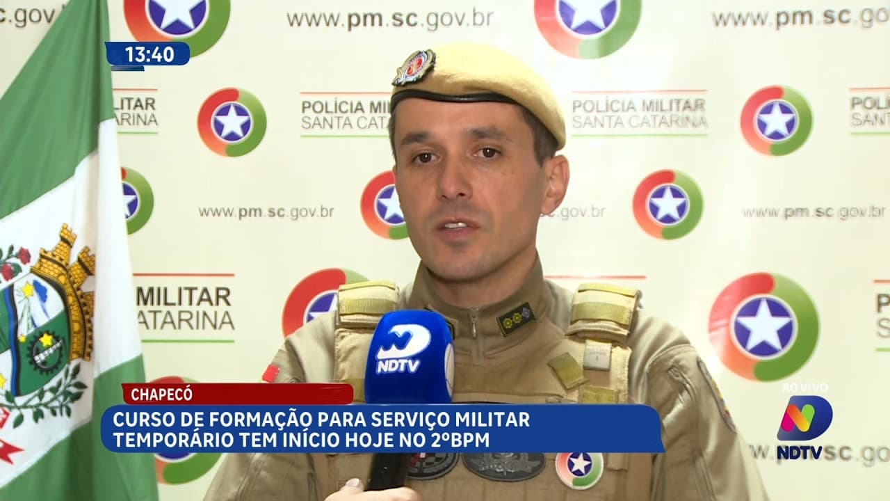 Chapecó: Polícia prende suspeito após perseguição e inicia curso militar para reforçar segurança