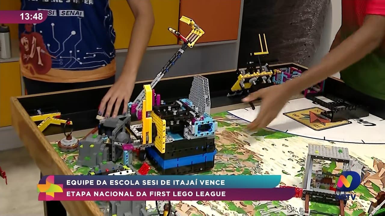 Escola SESI de Itajaí vence etapa nacional da First Lego League