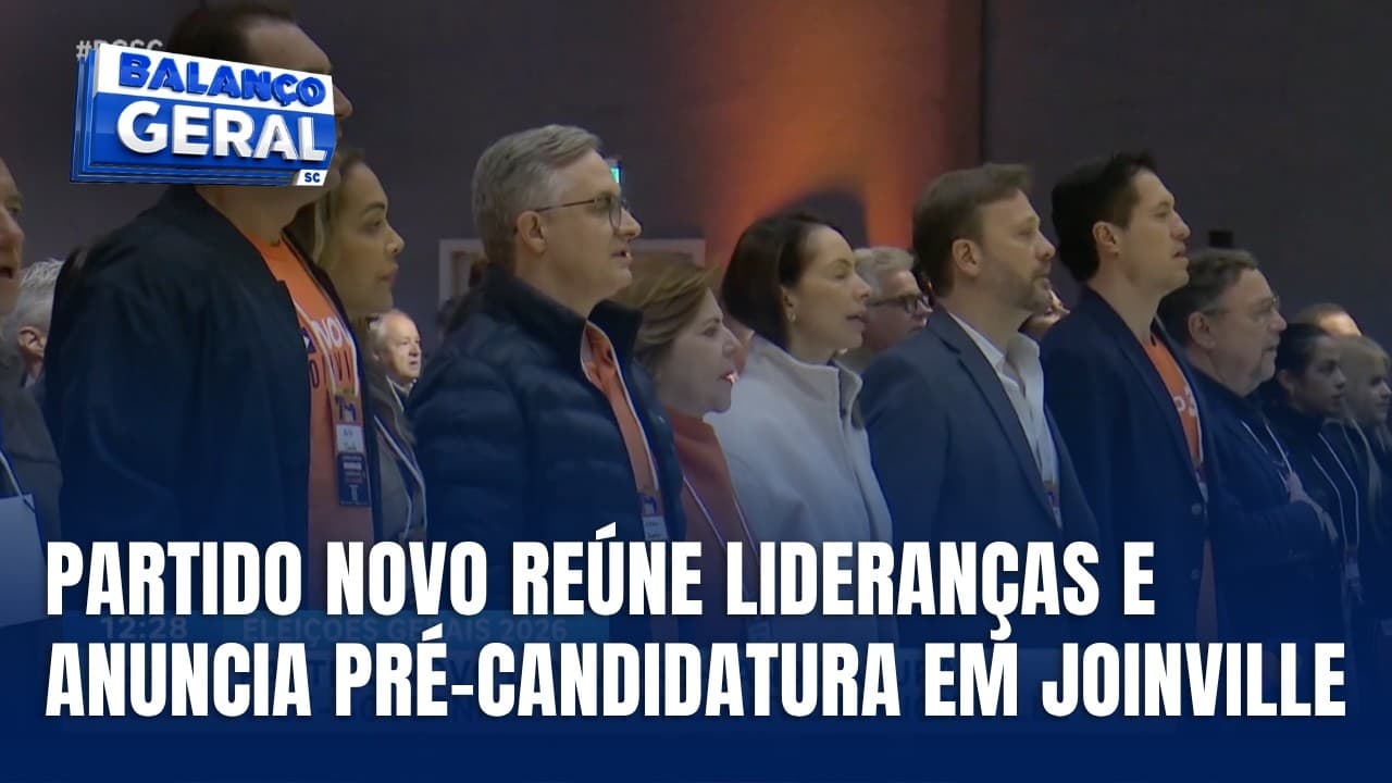 Partido Novo lança pré-candidatura em encontro político em Joinville