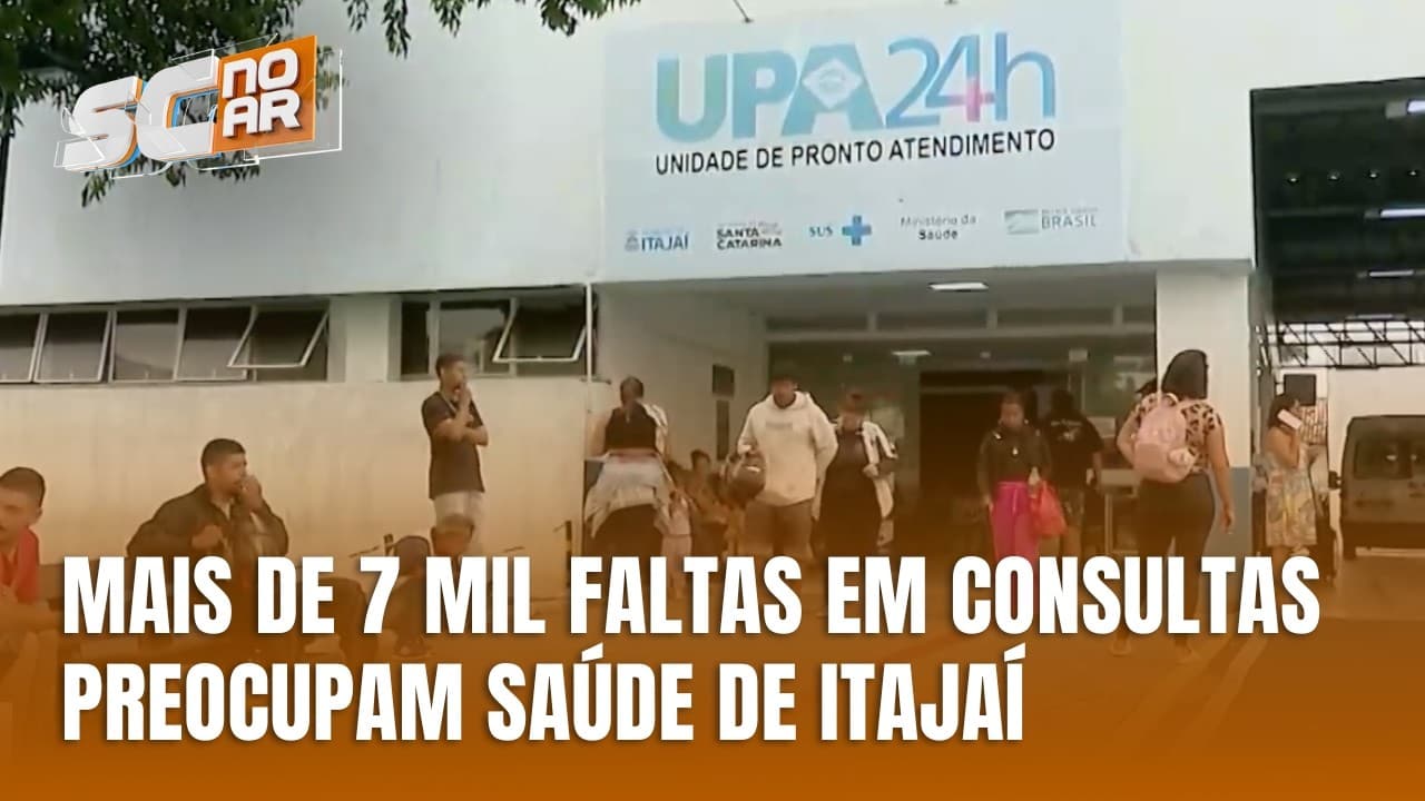 Mais de 7 mil pacientes faltam a consultas na rede pública de Itajaí