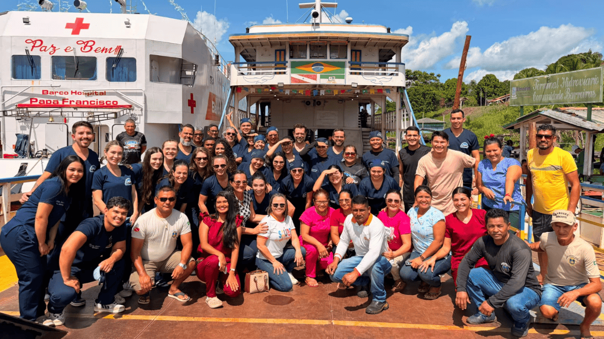 De Blumenau para a Amazônia: médicos enfrentam o isolamento e levam mais de 4,6 mil atendimentos a comunidades ribeirinhas