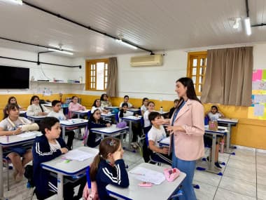 Alunos de Içara (SC) se preparam para a avaliação estadual SEAESC