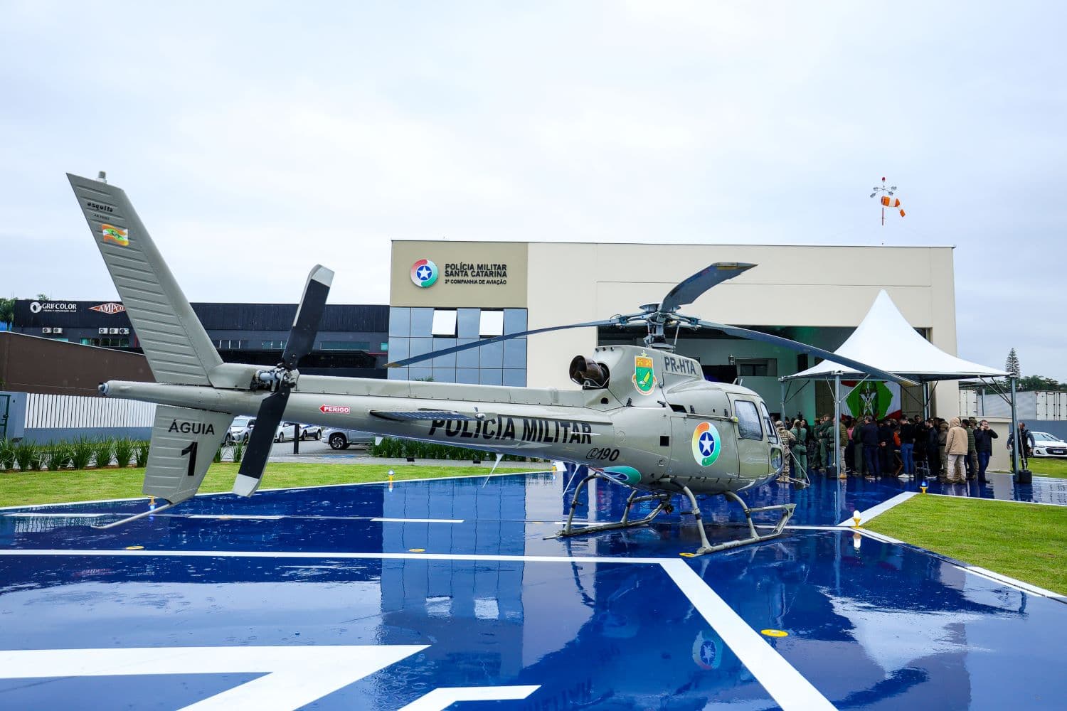 Governo de SC inaugura novo hangar da Polícia Militar em Joinville e fortalece operações aéreas na região Norte do estado