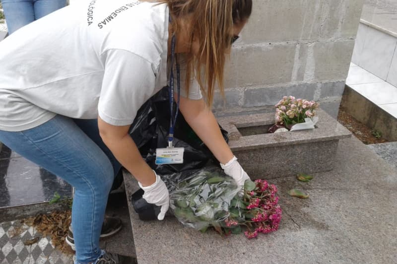 Itajaí intensifica prevenção à dengue nos cemitérios após o Dia de Finados