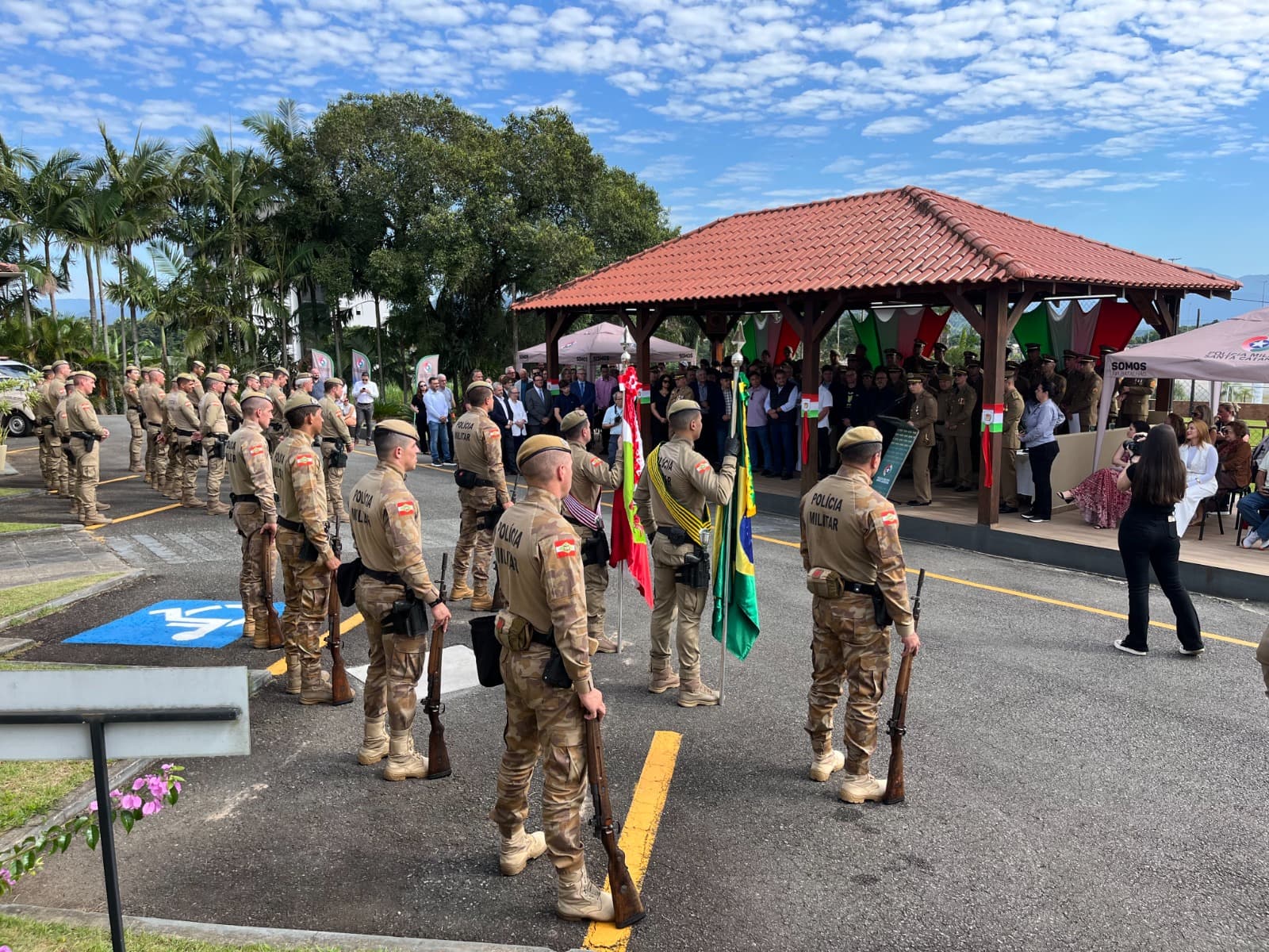 Polícia Militar celebra 191 anos com homenagens, condecorações e promoções em Jaraguá do Sul