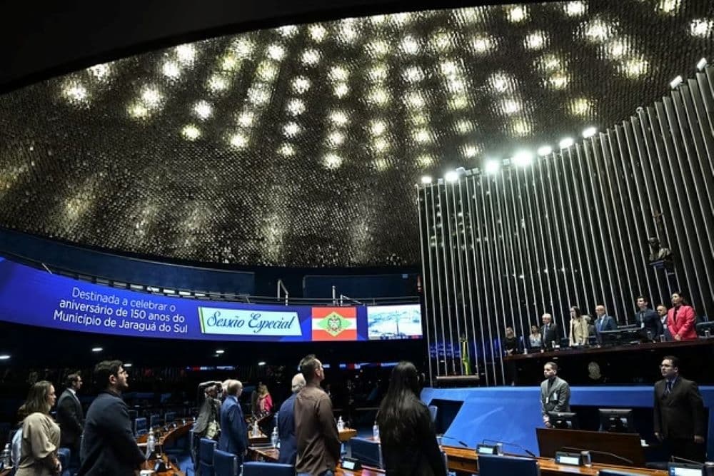 Homenagem: Senado celebra os 150 anos de Jaraguá do Sul