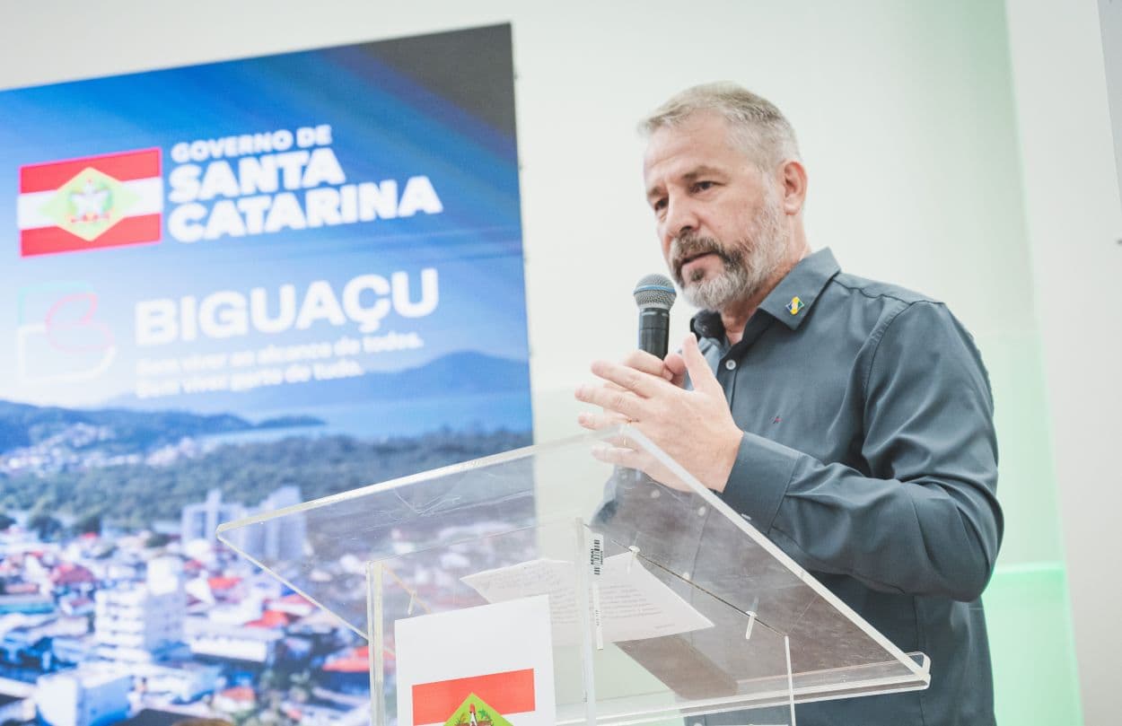 Governo de SC anuncia R$ 28 milhões em investimentos para Biguaçu nas áreas de infraestrutura e educação
