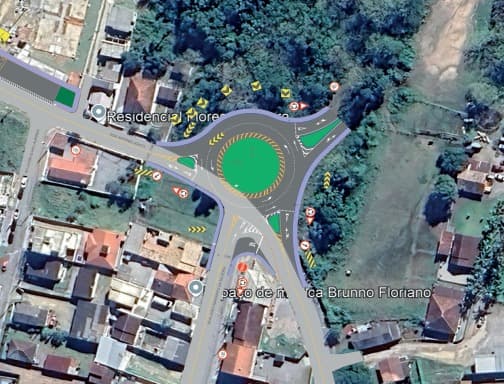 Nova rotatória em Forquilhas impulsiona mobilidade e desenvolvimento de São José