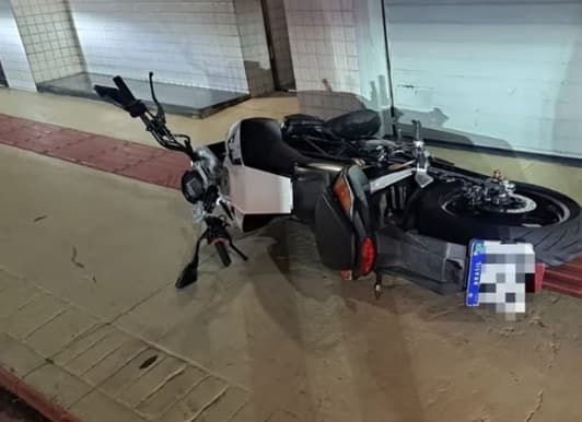 Motociclista é preso após desobedecer bloqueios em Balneário Camboriú