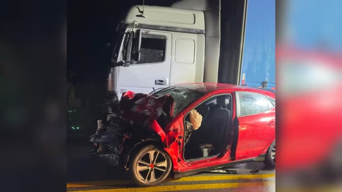 Motorista morre em colisão frontal com caminhão na BR-282