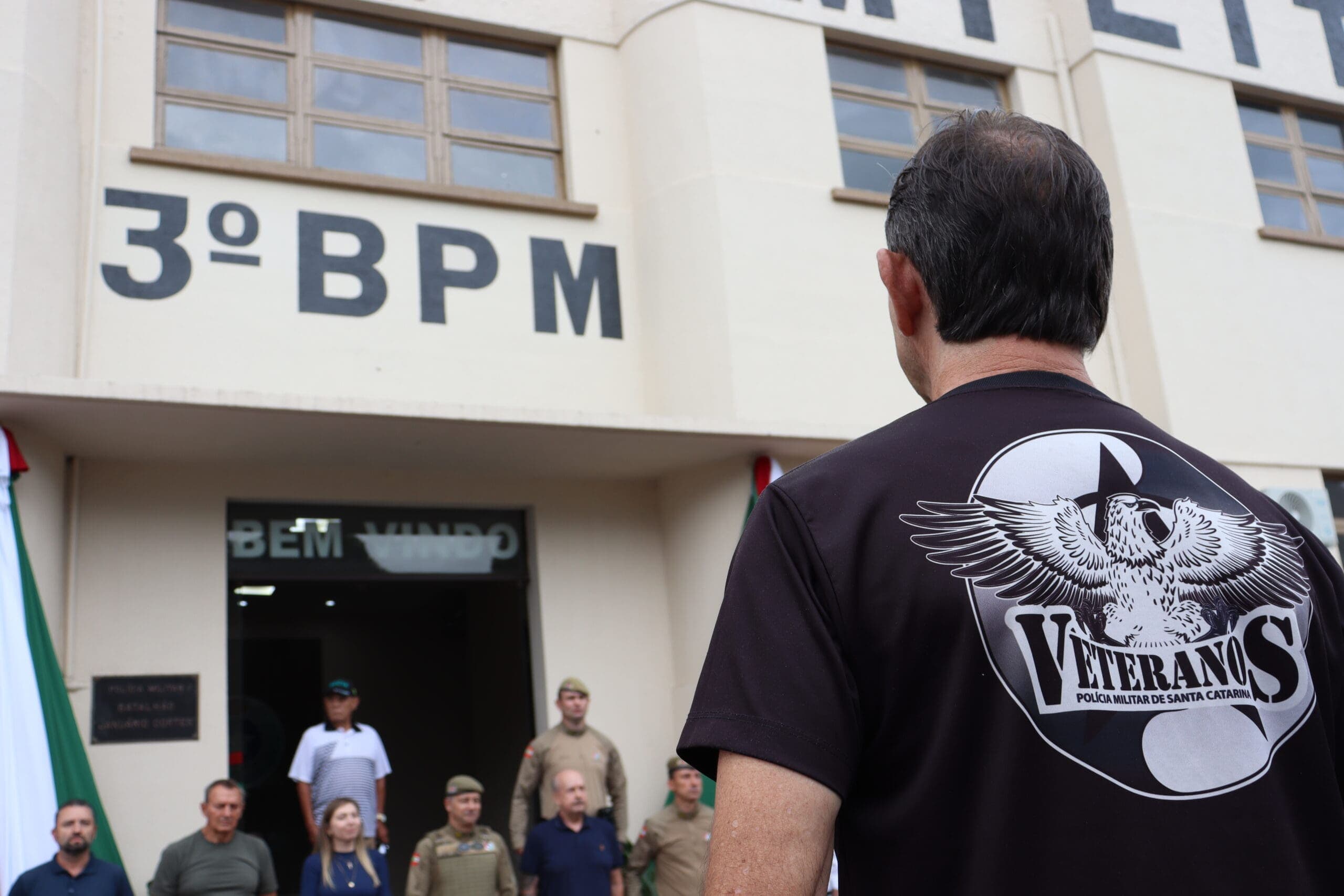 3º Batalhão da PM realiza formatura em homenagem aos veteranos em Canoinhas