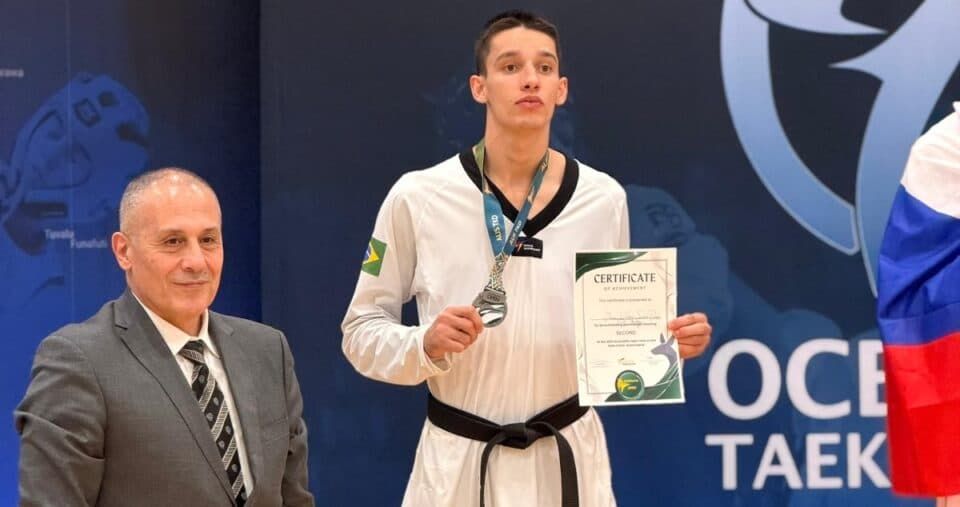 Atletas de taekwondo de São José sobem ao pódio no Australian Open e somam pontos no ranking mundial