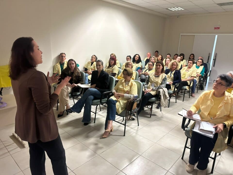 Capacitação da Fundesj prepara voluntários e colaboradores da Avos para lidar com emoções