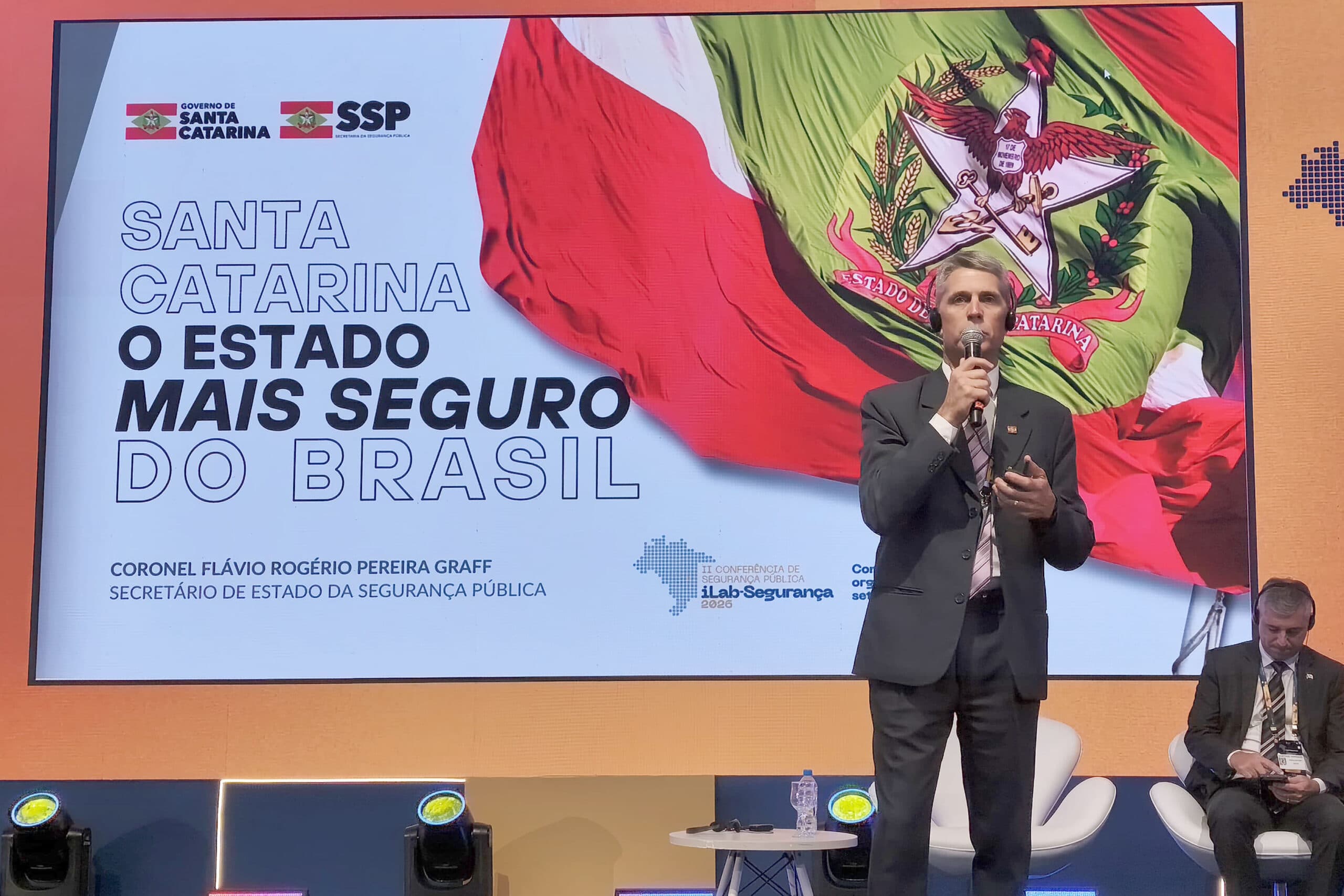 Estado mais seguro do País: Santa Catarina é destaque em conferência de segurança realizada em Brasília - SSP/SC