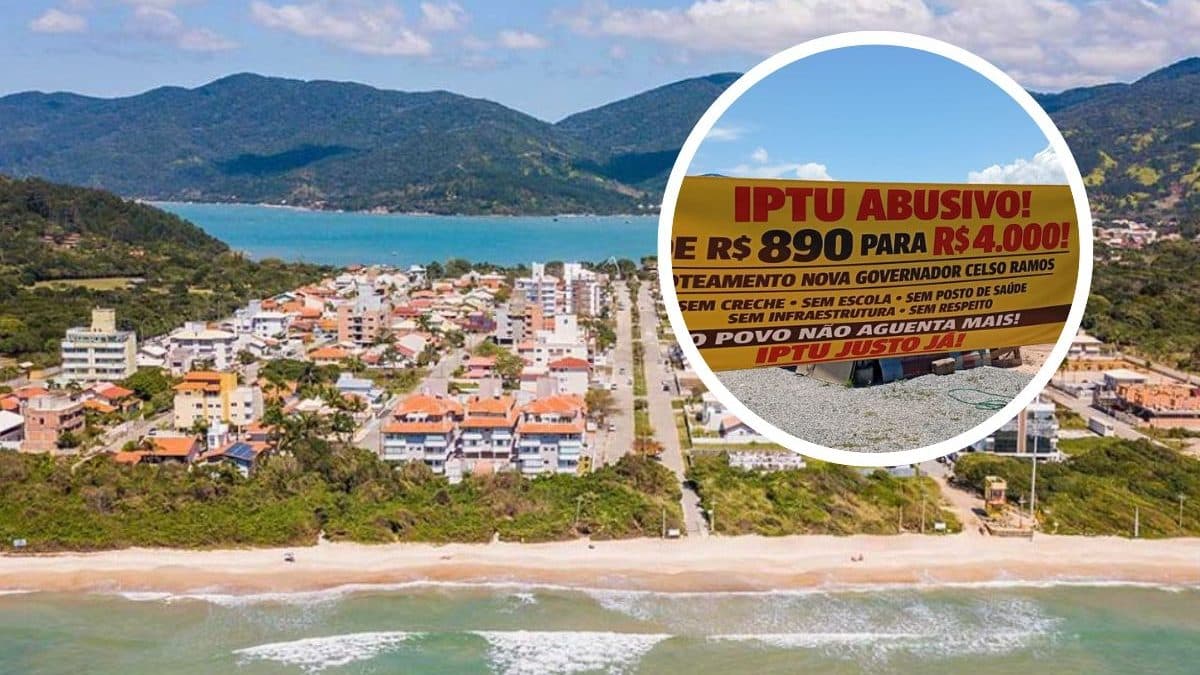 ‘Levamos um susto’: moradores denunciam aumento de 600% do IPTU em cidade do litoral de SC