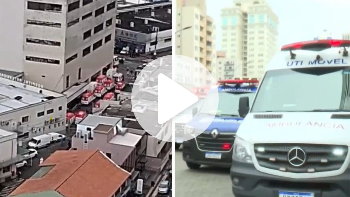 Falta de energia causa congestionamento de ambulâncias e suspensão de atendimentos em hospital de Itajaí
