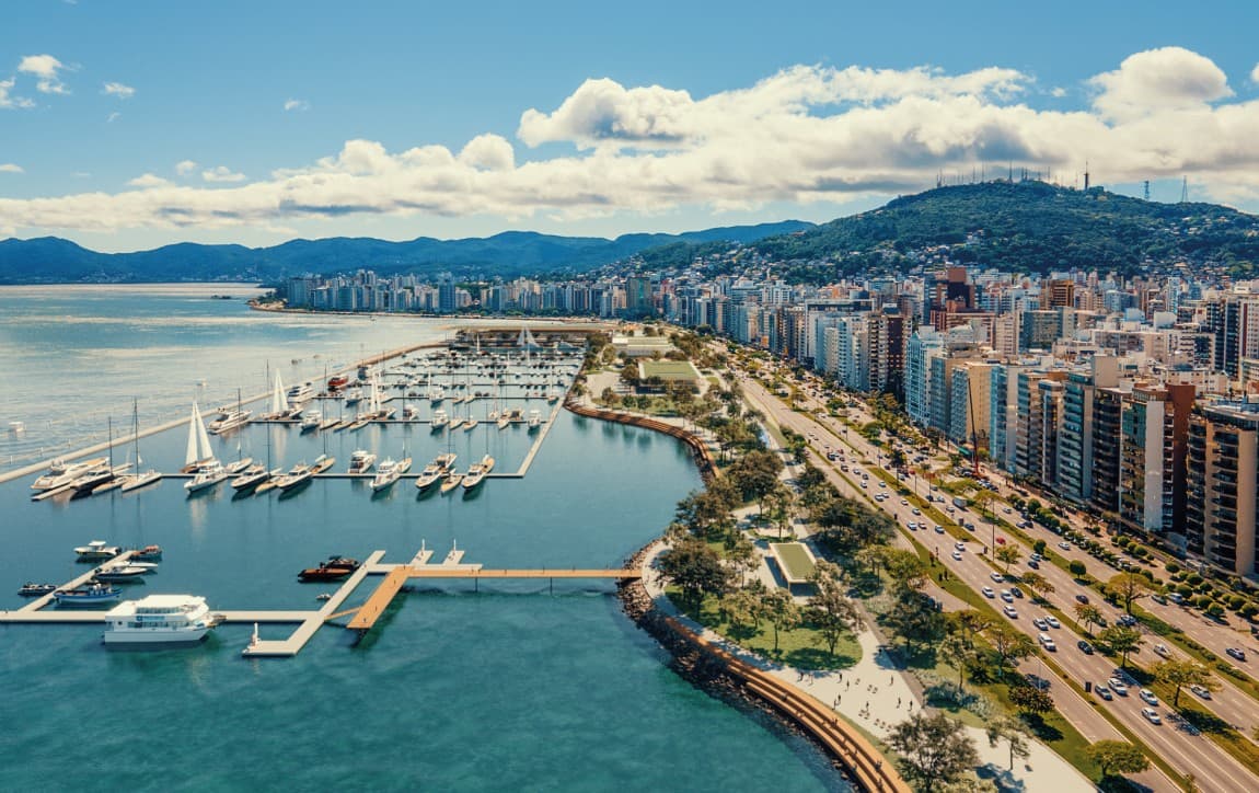 Florianópolis e União assinam cessão de espelho d'água para Marina e nova escola